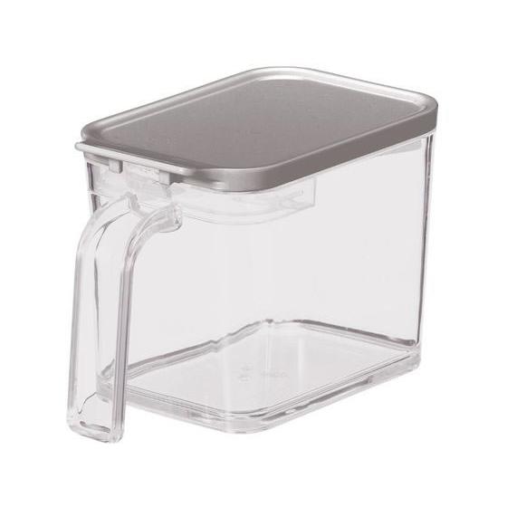 アスベル フォルマ MR 調味料ポット スプーン付 R 700mL グレー 泡立て 調味料入れ ロー...