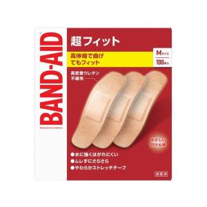 【一医1】バンドエイド 超フィット Mサイズ 100枚 バンドエイド ケガ 傷 メディカル