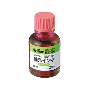 シヤチハタ/アートライン油性マーカー補充インキ KR-20桃/KR-20 23408