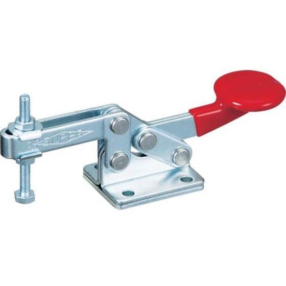 【お取り寄せ】スーパー 下方押え型トグルクランプ(水平ハンドル式)全長:112mm 締付力:0.3k...