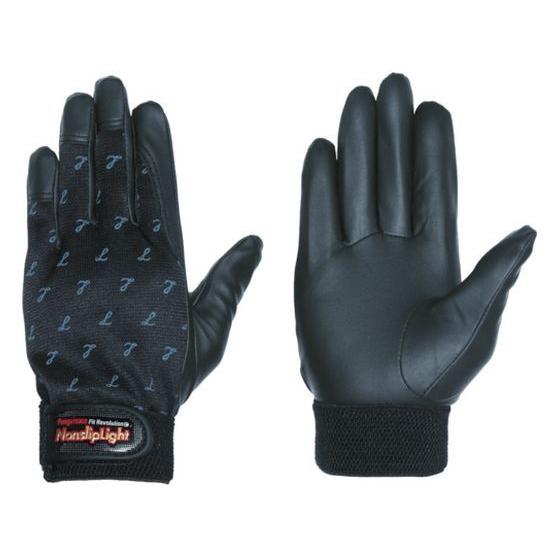 【お取り寄せ】ペンギンエース ノンスリップライト L ブラック PA-9103 ポリウレタン手袋 革...