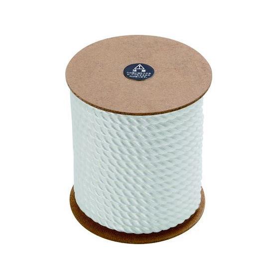 【お取り寄せ】TRUSCO イザナス[[R下]]ロープ3つ打タイプ 線径6mm 長さ30m ビニロン...