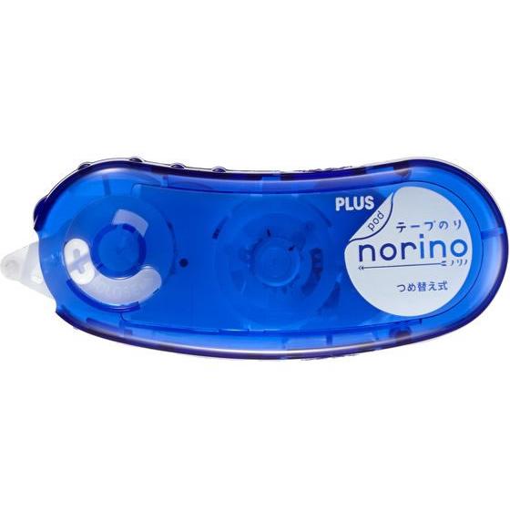 【お取り寄せ】プラス ノリノポッド しっかり貼れる 8.4mm ブルー TG-1121 テープのり ...