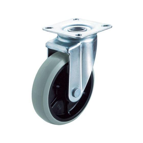 【お取り寄せ】ユーエイ 産業用キャスター自在車 150径ナイロンホイルウレタン車輪 GUJ2-150...