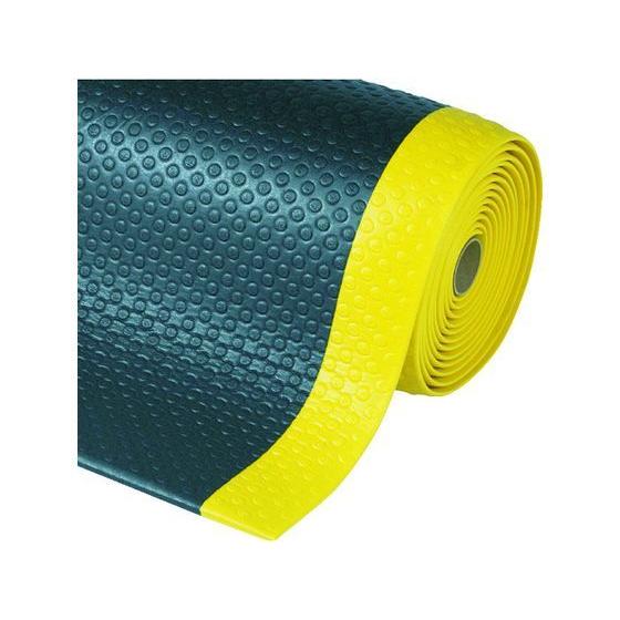 【お取り寄せ】NOTRAX 疲労軽減マット バブルソフトレッド ブラック&amp;イエロー600×910 安...