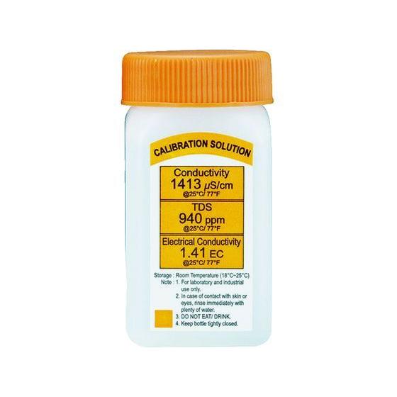 【お取り寄せ】カスタム 防水型導電率計用校正液 S-1413 ｐＨ計 導電率計 水質 土壌 計測器 ...
