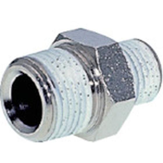 【お取り寄せ】チヨダ 異径ニップルメッキ付 R1／4・R3／8 D-2M-3M-N 継手 アダプター...