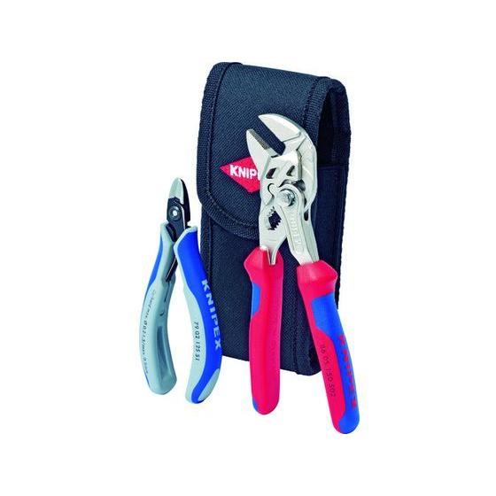 【お取り寄せ】KNIPEX プレイヤーレンチ + ケーブルカッターセット 航空機仕様 001972V...