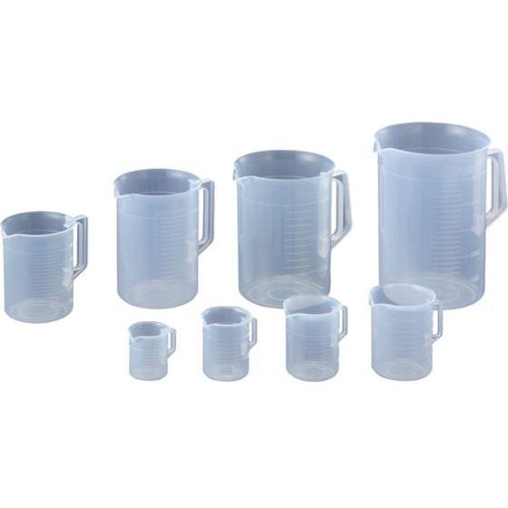 【お取り寄せ】サンプラ ポリプロピレン手付ビーカー 3L 1032 ビーカー 計量カップ コップ ガ...