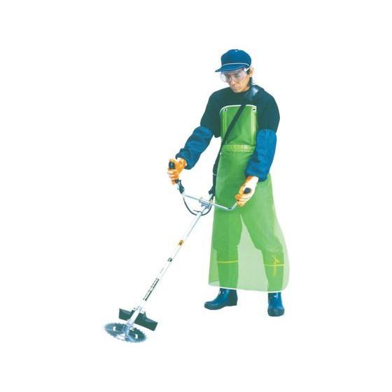 【お取り寄せ】川西 メッシュ草刈り用スパット前掛 4475 作業用エプロン 作業用靴下 靴カバー エ...