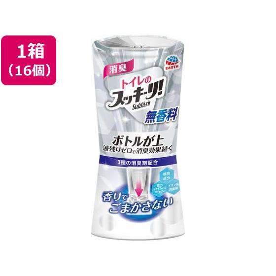 アース製薬 トイレのスッキーリ! 無香料 400ml 16個