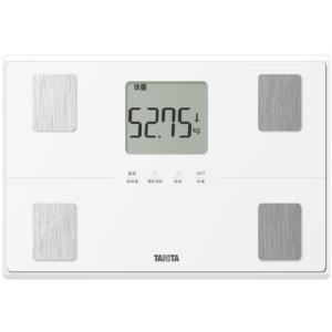TANITA（タニタ） 体組成計 ホワイト 体重計 立てかけ収納 乗るピタ