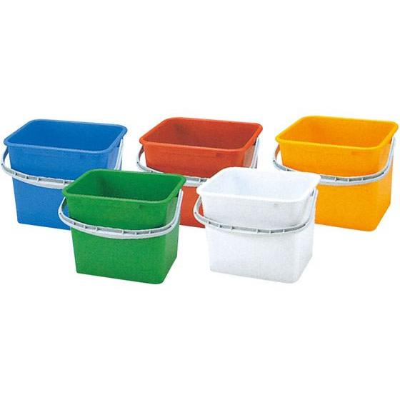 【お取り寄せ】セイワ PP 角型 バケツ WP-150R 赤 1419620 キッチン雑貨