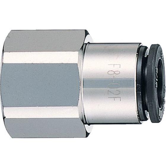 【お取り寄せ】チヨダ ファイブフィメイルコネクタ 4mm・R1／4 F4-02F 汎用管継手 コンプ...