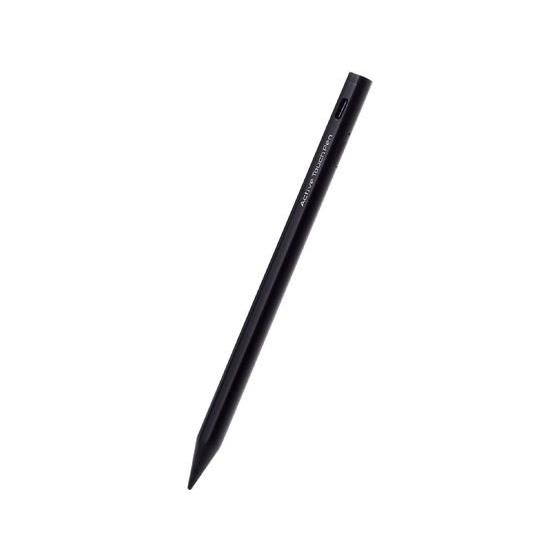 【お取り寄せ】エレコム 充電式アクティブタッチペン iPad ブラック P-TPACSTAP02BK