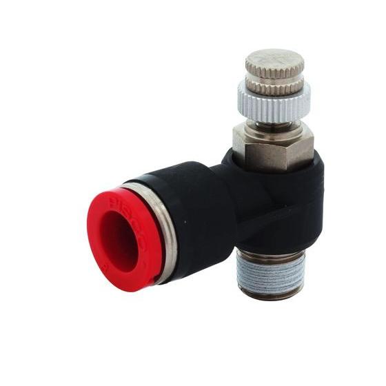 【お取り寄せ】新潟精機 スロットルバルブ JNC8-01 空圧工具 作業用品 工具