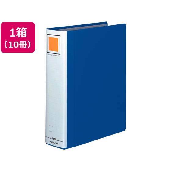 コクヨ チューブファイル〈エコツインR〉A4タテ とじ厚60mm 青 10冊 パイプファイル 2つ穴...