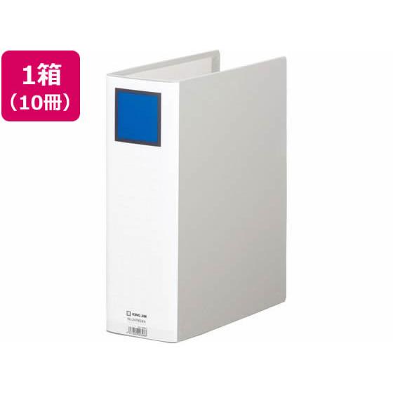 キングジム スーパードッチ脱・着イージーGX A4タテ 厚80 グレー10冊 パイプファイル 2つ穴...
