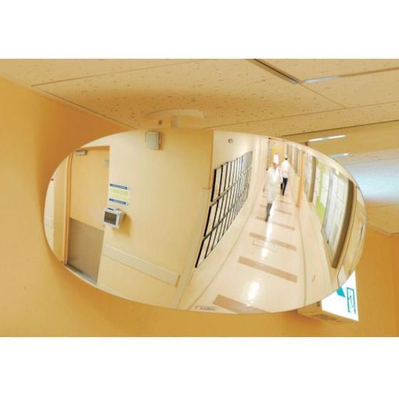 【お取り寄せ】コミー スーパーオーバル550×275 SF55 安全ミラー ガレージミラー 現場 安...