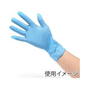 【お取り寄せ】ヘイコー ニトリルグローブ ブル...の詳細画像1