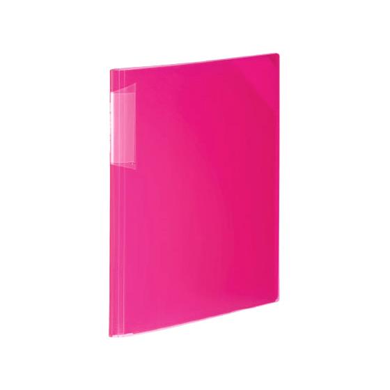 コクヨ クリヤーホルダーブック〈ノビータ〉A4 12ポケット ピンク Ａ4 クリアーホルダー型ポケッ...