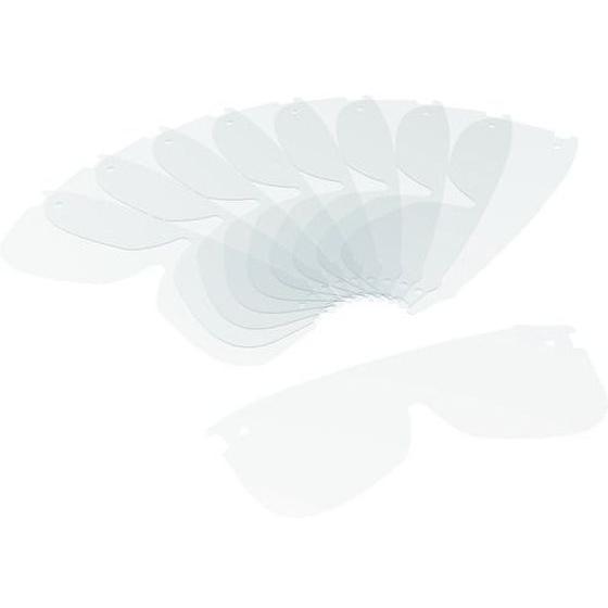 【お取り寄せ】TRUSCO アイシールド 無反射タイプ用替えシールド 10枚入 メガネ ゴーグル 防...