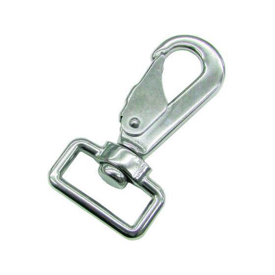 【お取り寄せ】水本 ステンレス スイベルベルトスナップ 線径3mm 長さ52mm (1個入) 吊具 ...