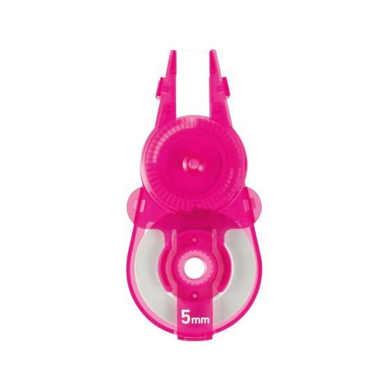 プラス ホワイパースライド交換テープ5mm ピンクWH-115R 49-557 詰替えカートリッジ ...