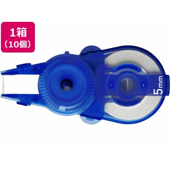 プラス ホワイパースライド交換テープ5mm ブルーWH-115R-10P 49-562 詰替えカート...