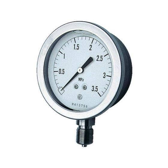 【お取り寄せ】長野 グリセン入圧力計 A枠立型 Φ75 最小目盛0.200 GV51-133-7.0...