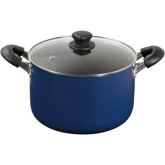 【お取り寄せ】LIV PLUS ベストコ 両手鍋 24cm キャセロール ブルー 極深 両手鍋 外輪...