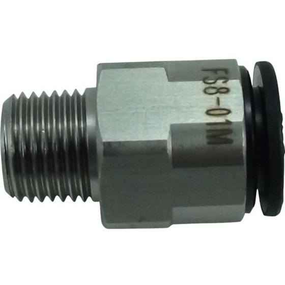 【お取り寄せ】チヨダ ファイブSUSメイルコネクタ 8mm・R1／8 FS8-01M 汎用管継手 コ...