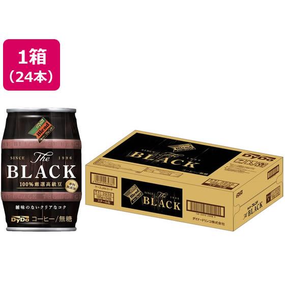 ダイドードリンコ ダイドーブレンドTHE BLACK 185g×24本 缶コーヒー 缶飲料 ボトル飲...