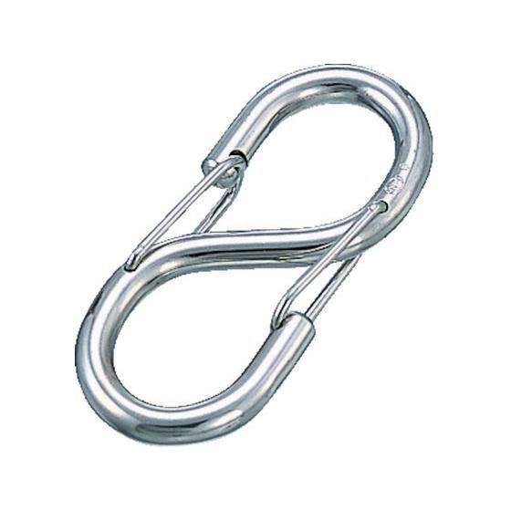 【お取り寄せ】水本 ステンレス Sカンフック 線径8mm 長さ99mm B-647 吊具 物流 作業