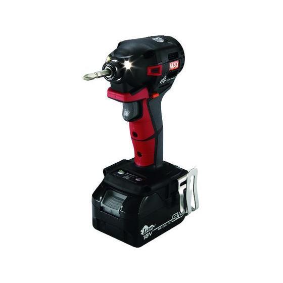 【お取り寄せ】MAX 充電式ブラシレスインパクトドライバ18Vセット赤 PJ-ID153R-B2C ...