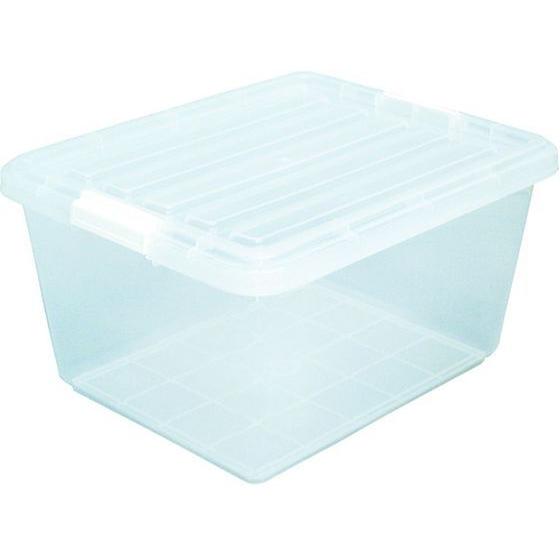 【お取り寄せ】アイリスオーヤマ クリアBOX クリア／ホワイト 229017 CB-25 バックルコ...