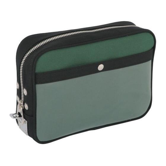 【お取り寄せ】SANEI 帆布メール用ポーチ(M)馬蹄錠金具付 モスグリーン PM-U-07 ツール...