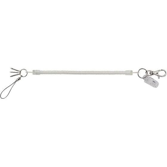 クツワ キーチェーン 80cm クリア KM008CL 名札キーホルダー キーホルダー キーボックス...