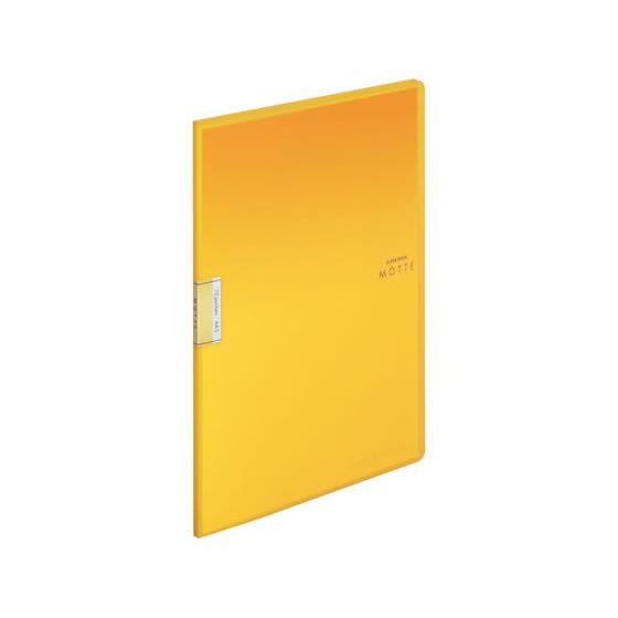 コクヨ クリヤーブック〈モッテ〉固定式 A4 10ポケット 黄 Ａ４ 固定式クリヤーファイル