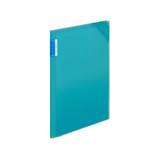 コクヨ クリヤーホルダーブック〈モッテ〉固定式 A4 6ポケット ライトブルー Ａ4 クリアーホルダ...