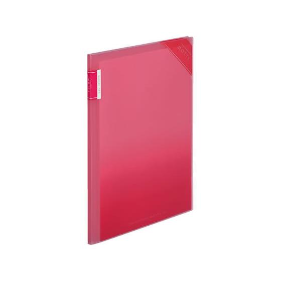 コクヨ クリヤーホルダーブック〈モッテ〉固定式 A4 6ポケット ピンク Ａ4 クリアーホルダー型ポ...