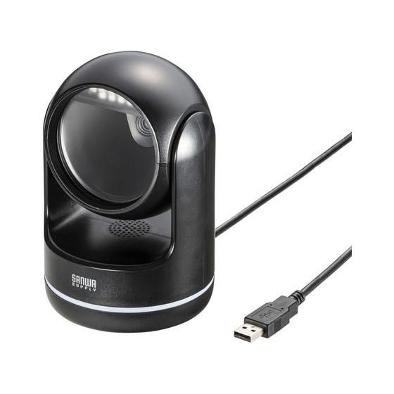 【お取り寄せ】サンワサプライ 2次元バーコードリーダー(定置式) BCR-2D11BK パーツ ＰＣ...