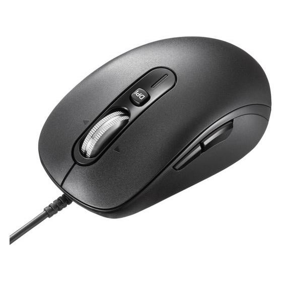 【お取り寄せ】サンワサプライ 静音有線マウス 高速スクロール MA-YBS531BK マウス キーボ...