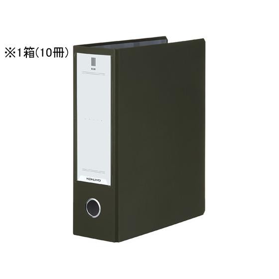 コクヨ チューブファイルNEOS A4タテ とじ厚80mm オリーブグリーン 10冊 パイプファイル...