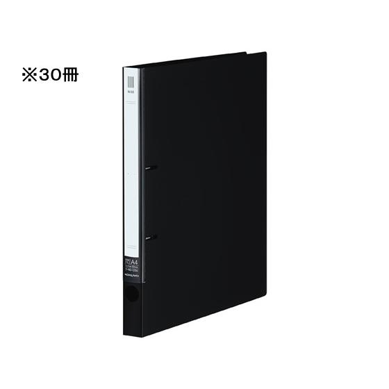 コクヨ リングファイルNEOS A4タテ 背幅27mm ブラック 30冊 Ａ４ 丸型２穴リングファイ...