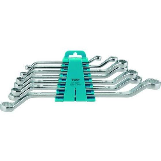 【お取り寄せ】TOP 両口メガネレンチセット(7丁組) TM-7000 めがねレンチ レンチ スパナ...
