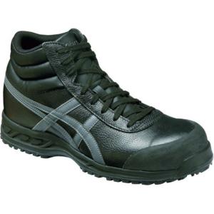 【お取り寄せ】アシックス ウィンジョブ71S ブラック×ガンメタル 28.0cmFFR71S  安全靴 作業靴 安全保護具 作業