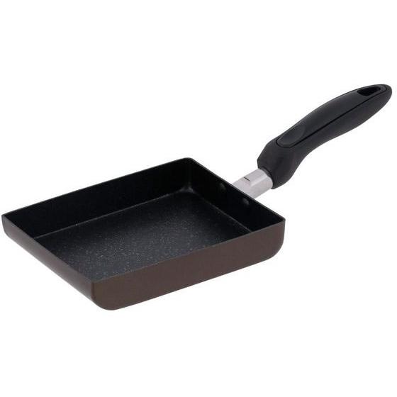 【お取り寄せ】LIV PLUS ベストコ 卵焼き器 13×18cm ガス火専用 ブラウン