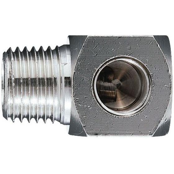 【お取り寄せ】新潟精機 ニップル PTエルボ 違径 N-521 空圧工具 作業用品 工具