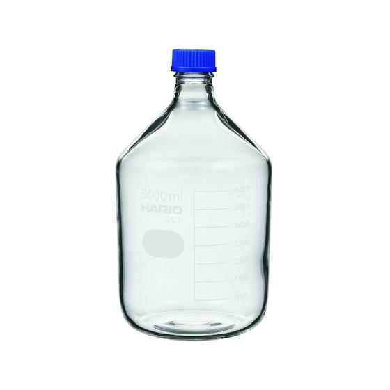 【お取り寄せ】HARIO 耐熱ねじ口瓶 5000mL NBO-5L-SCI  スクリュー管瓶 ガラス...